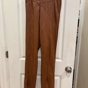 Commando Tan Faux Leather Pants